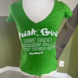 Miami style cotton tee Key West Saint Patrick’s Day Size M